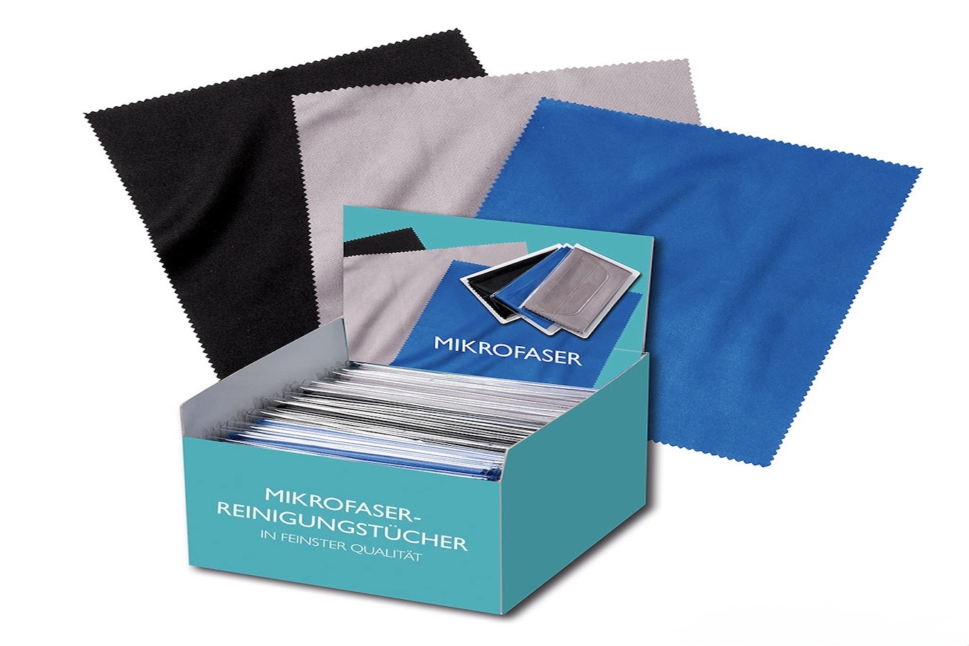 Microfasertuch zur schonenden Reinigung